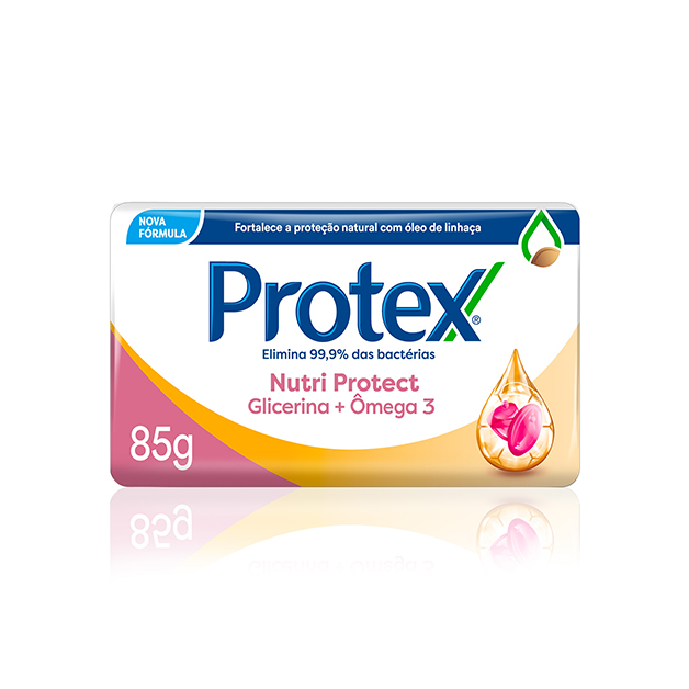 Sabonete en barra Protex Nutri Protect Glicerina com Omega 3